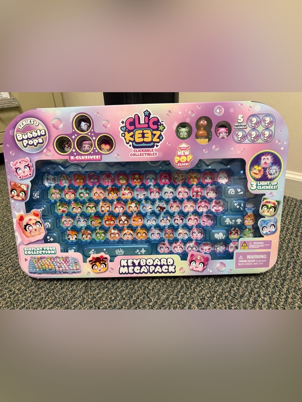 Clickeez Series 3 Keyboard & EXTRA Keys